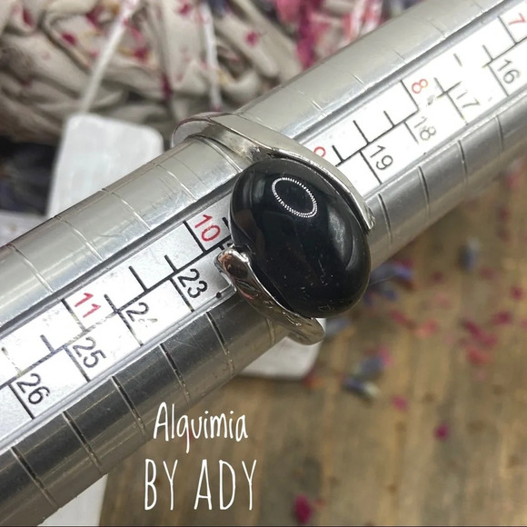 Alquimia by Ady Black and Silver Ring - Picture 2 of 7